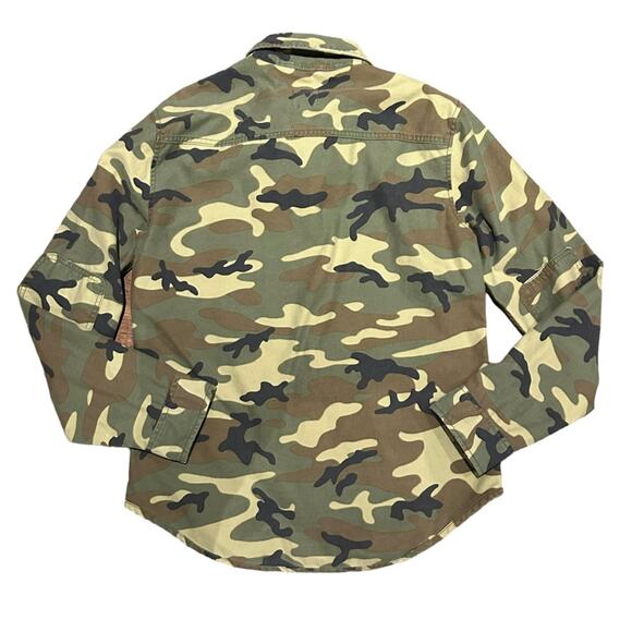 GAP Women’s Size Small Camo Shacket Shirt Jacket Button Up - Picture 2 of 6